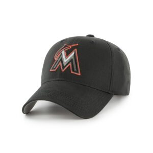 MLB Miami Marlins Classic Black Adjustable Cap/Hat by Fan Favorite