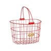 Nantucket Bike Basket Co. Surfside Adult Wire D Handlebar Basket: Red Dimensions: 13.25 x 10 x 9"