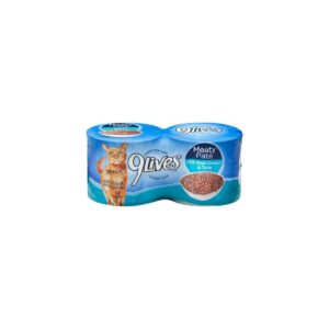 9Lives Meaty Paté with Real Chicken & Tuna Wet Cat Food - 5.5oz/4ct Pack