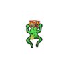 Tuffy Phrog Leap Dog Toy - Green