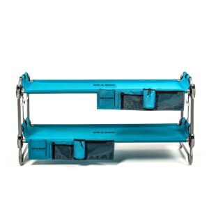 Disc-O-Bed Kid-O-Bunk with Organizers Tropical Teal - Twin