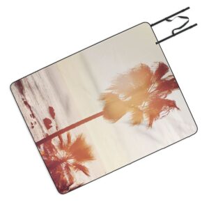 Bree Madden Sunray Palms Picnic Blanket - Deny Designs
