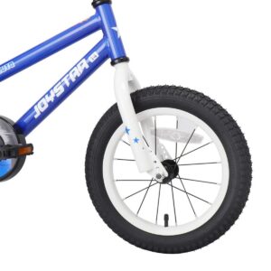 Joystar Pluto 12 Inch Kids Toddler Bike Bicycle with Training Wheels, Rubber Tires, and Coaster Brake, Ages 2 to 4, Blue