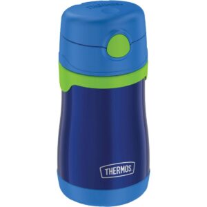 Thermos 10oz Stainless Steel Straw Bottle Blue
