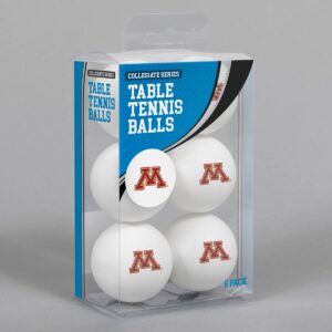 NCAA Minnesota Golden Gophers Table Tennis Balls 6pk
