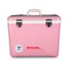 Engel UC19 19 Quart Fishing Live Bait Dry Box Ice Cooler with Stain/Odor-Resistant Surface and Shoulder Strap, Pink