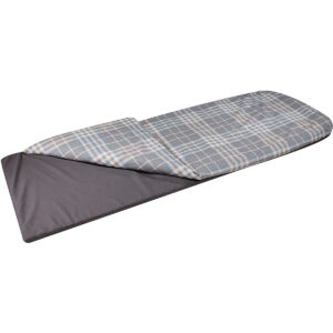 Disc-O-Bed Indoor & Outdoor Duvalay Luxury Memory Foam Sleeping Pad & Duvet Liner, Child Size, Ocean Plaid