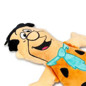 Crowded Coop, LLC The Flintstones Fred Flintstone 12" Plush Dog Toy