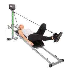 Total Gym APEX G5 Versatile Indoor Home Workout Total Body Strength Training Fitness Equipment with 10 Levels of Resistance and Attachments