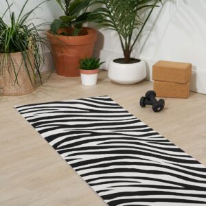 AvenieZebra Print (6mm) 24" x 70" Yoga Mat - Society6