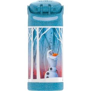 Thermos Frozen 2 12oz FUNtainer Water Bottle with Bail Handle - Blue Glitter