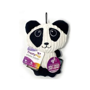 TrustyPup Silent Squeak Big Head Panda Dog Toy - M