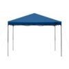 Monoprice 10 x 10 ft Pop Up Canopy - Navy Blue, 500D Polyester Canopy Cover, UPF50+, Waterproof, For Backyard BBQs, Camping, Tailgate, Sporting Events