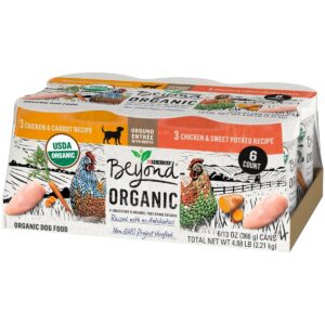 Purina Beyond Organic Chicken Ground Wet Dog Food - 13oz/6ct Variety Pack