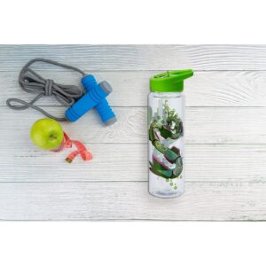 Just Funky Pokemon Rayquaza 16oz Water Bottle - BPA-Free Reusable Drinking Bottles