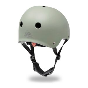 Kinderfeets Sage Green Adjustable Toddler and Kids Bike Helmet Bundle with Kinderfeets Sage Green Tiny Tot PLUS 2-in-1 Balance Trike Tricycle