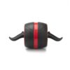 Mind Reader Ab Roller with Ergonomic Handles, Red and Black
