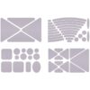 Gear Aid Tenacious Tape No-Sew Peel and Stick Reflective Patches