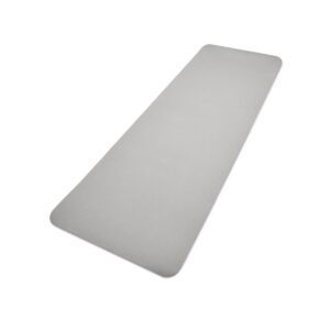 Adidas ADYG-10100GR Universal Exercise Roll Up Slip Resistant Fitness Pilates and Yoga Mat, 8mm Thick, Grey