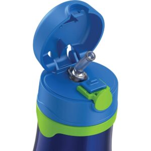 Thermos 10oz Stainless Steel Straw Bottle Blue