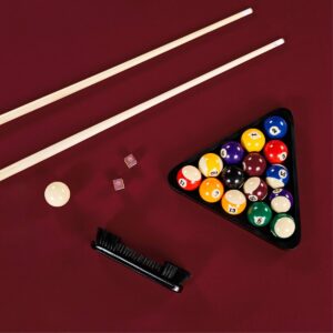 Hall of Games Edgewood 84" Billiard Table - Red