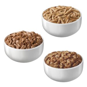 Purina Friskies Shreds, Meaty Bits & Prime Filets Poultry Wet Cat Food - 5.5oz/32ct Variety Pack