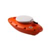 CreekKooler PuP Portable Floating Insulated 15 Qt Kayak Beverage Cooler, Orange