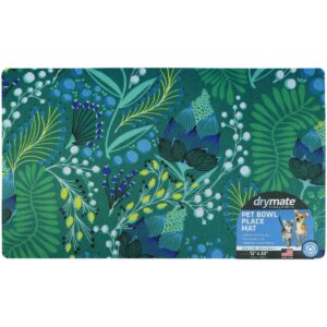 Drymate Dog and Cat Feeding Placemat - Lulu Green