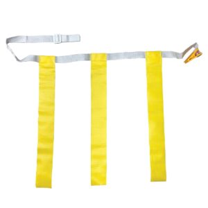 Champion Sports Flag Football Belts - Yellow - Set of 12