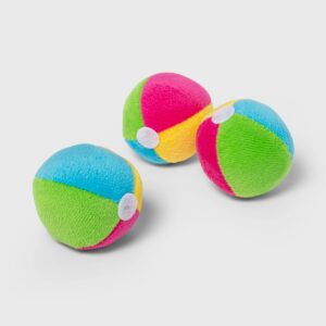 Beach Balls Cat Toy - 3pk - Sun Squad™