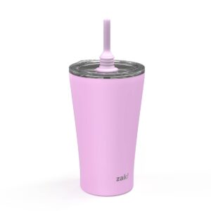 Zac Designs 20oz Stainless Steel Double Wall Vacuum Tumbler Lilac