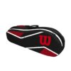 Wilson 2 Racket Tennis Bag - Red/Black