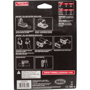Bell Sports Radian 850 Locking LED Light Set - Black