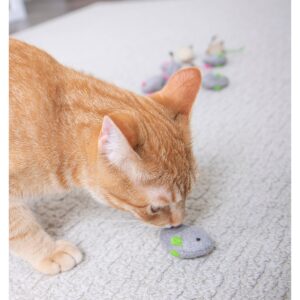 SmartyKat Skitter Critters Catnip Mice Cat Toy - 3pk