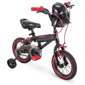 Huffy 72188 Star Wars Darth Vader 12 Inch Toddler Boys Bike with Training Wheels, Black
