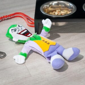 Crowded Coop, LLC DC Comics The Joker 13 Inch Plush Squeaker Dog Chew Toy