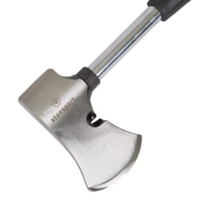 Stansport Forged Steel Rubber Handle Camp Axe 13 In