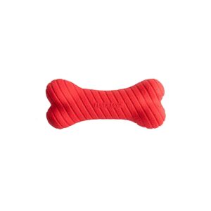 Playology Beef Scent Bone Dog Toy - Red - S
