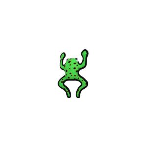 Tuffy Phrog Leap Dog Toy - Green