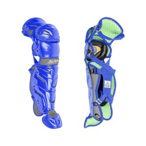 All-Star Sports S7 Axis Ages 9 to 12 Protective Baseball Catchers Gear Set with Mask Helmet, Chest Protector, and Leg Guards, Royal