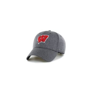 NCAA Wisconsin Badgers Men's Gray Structured Mesh Hat