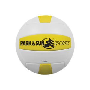 Park & Sun Spiker Sport Steel Green Portable Outdoor Volleyball Net Set with Bag