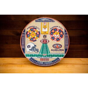 NCAA Auburn Tigers Official Football Dartboard