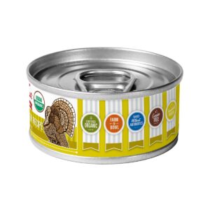 Tender & True Organic Turkey and Liver Recipe Wet Cat Food - 5.5oz/24ct