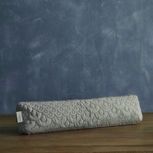Brentwood Home Crystal Cove Pranayama Yoga Bolster Cushion, Buckwheat Fill Restorative Breathing Pillow, Made in California