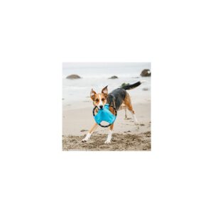 ZippyPaws - Rope Gliderz Durable Outdoor Dog Toy Flying Disc - Blue