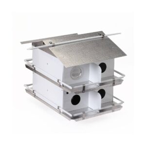 Birds Choice 7" Coates Original Purple Martin Bird House White