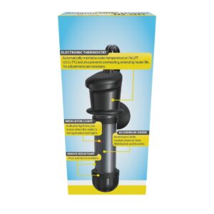 Tetra HT Submersible Heater 100 Watts, For 10 to 30 Gallon Aquariums, UL Listed