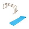 TRC Recreation PVC Pool Float Storage Drying Rack w/ Foam Lounger Marina Blue