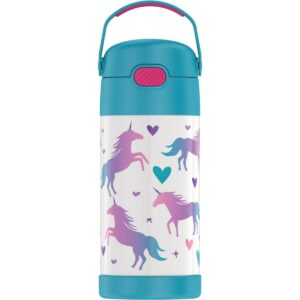 Thermos Unicorn 12oz FUNtainer Water Bottle with Bail Handle - Blue